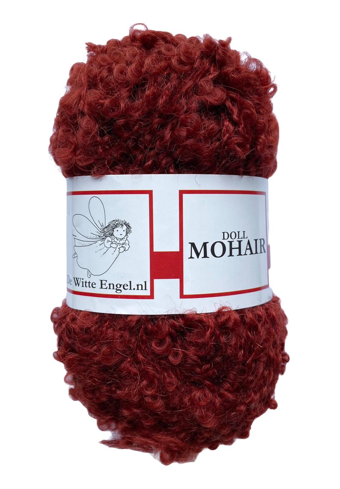 De witte Engel Waldorf Doll Hair Mohair Blouclé Yarn for Waldorf/Steiner Dolls 50 gr