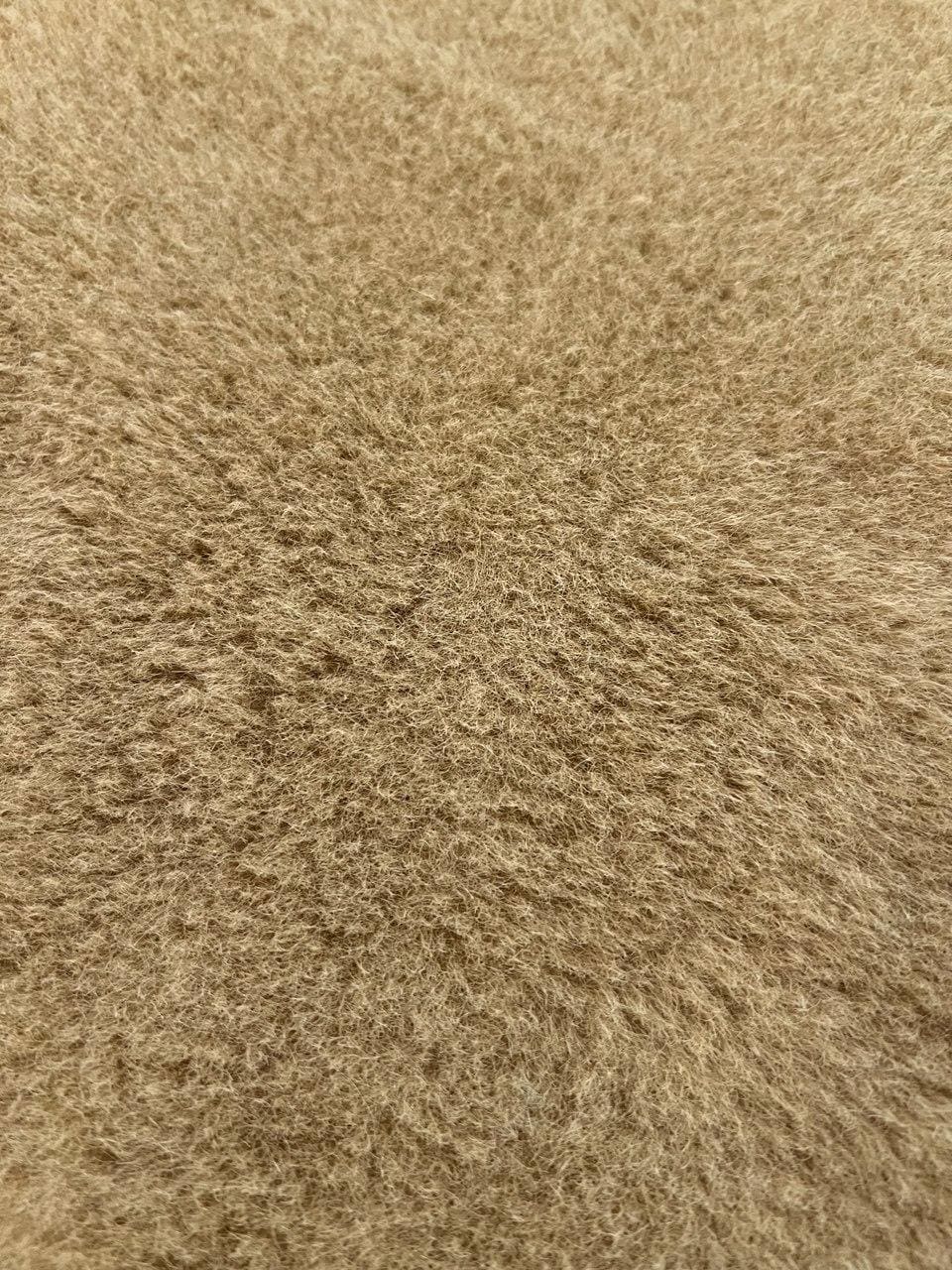 Teddy Bear DIY original  100% Alpaca Fabric Steiff Schulte 34153 CAMEL , Made in Germany , 1040gm2