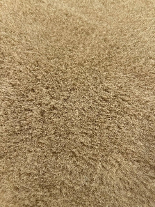 Teddy Bear DIY original  100% Alpaca Fabric Steiff Schulte 34153 CAMEL , Made in Germany , 1040gm2