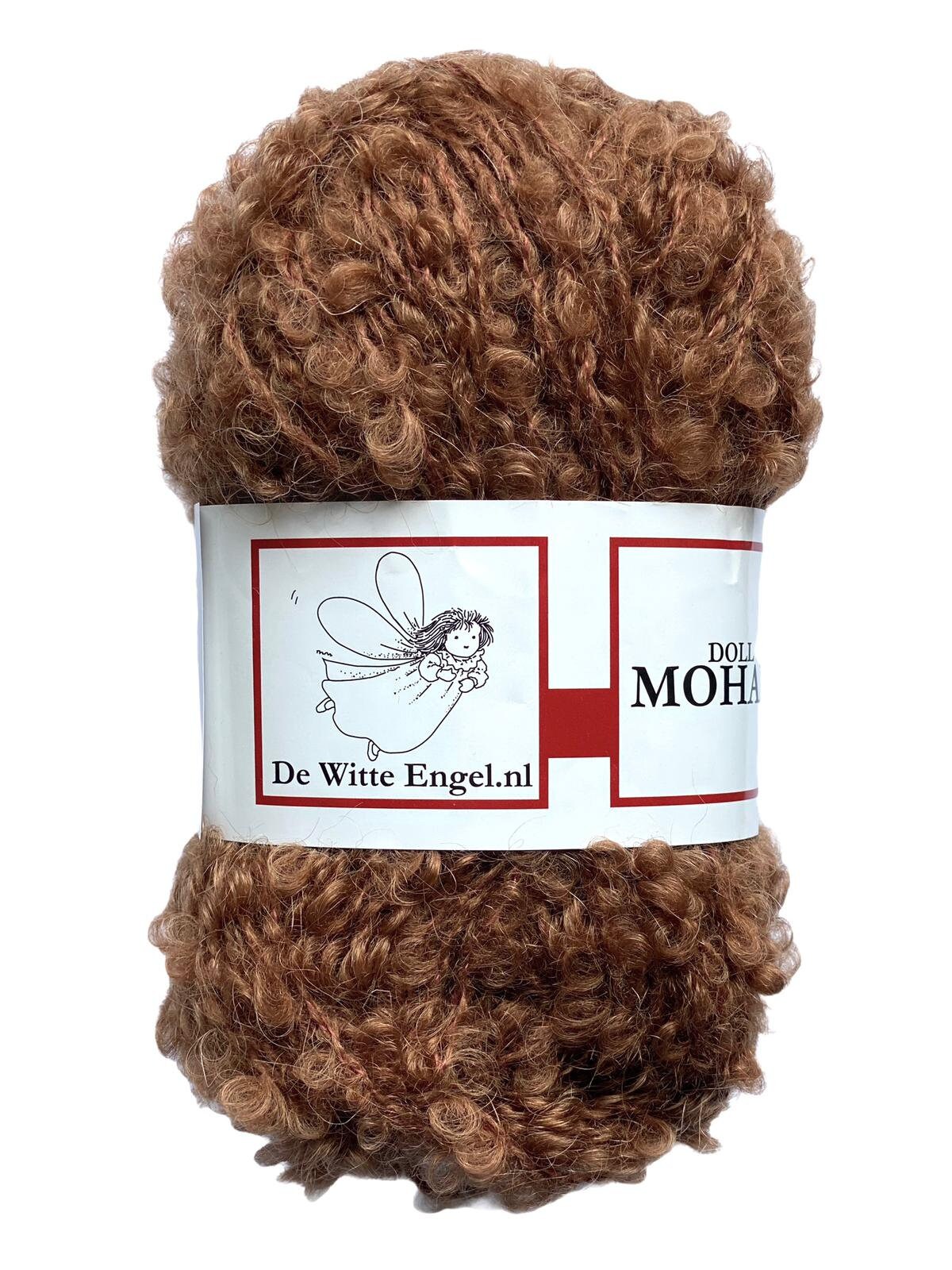 De witte Engel Waldorf Doll Hair Mohair Blouclé Yarn for Waldorf/Steiner Dolls 50 gr