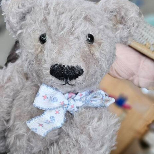 Teddy Bear DIY original  100%  Mohair Fabric Steiff Schulte 5973 , Made in Germany